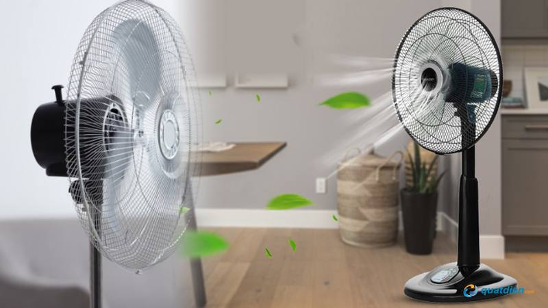 Quạt 45–60W lý tưởng cho diện tích 10–15m²