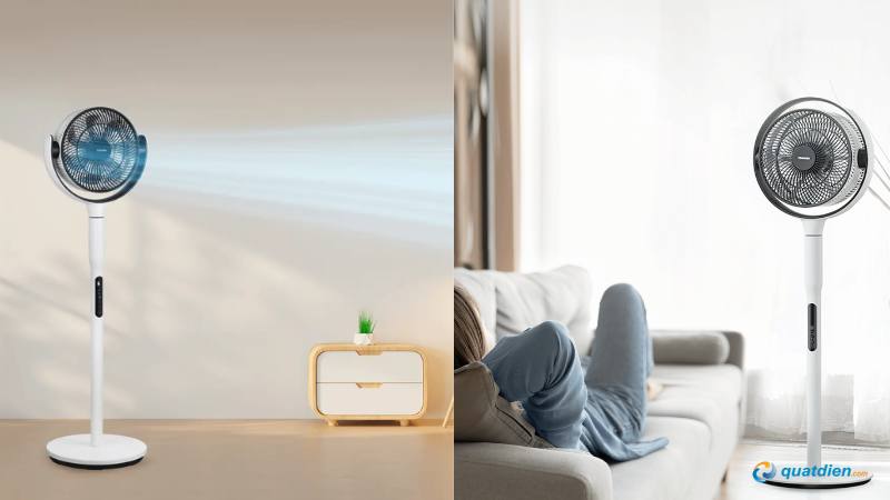 Giữ quạt luôn khô để tránh chập điện