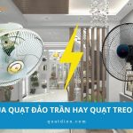 Nên mua quạt đảo trần hay quạt treo tường? So sánh chi tiết