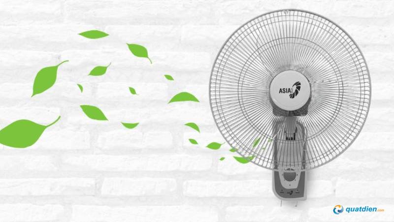 Quạt treo tường tối ưu diện tích cho phòng nhỏ, góc hẹp