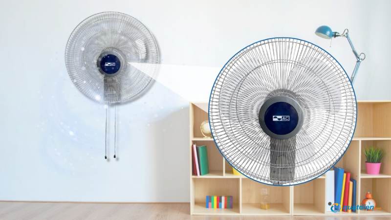 Lồng quạt đảm bảo luồng gió thông thoáng