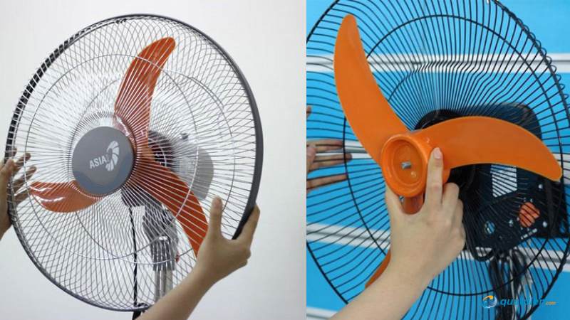 Chốt cánh lỏng khiến quạt phát tiếng è è khi chạy