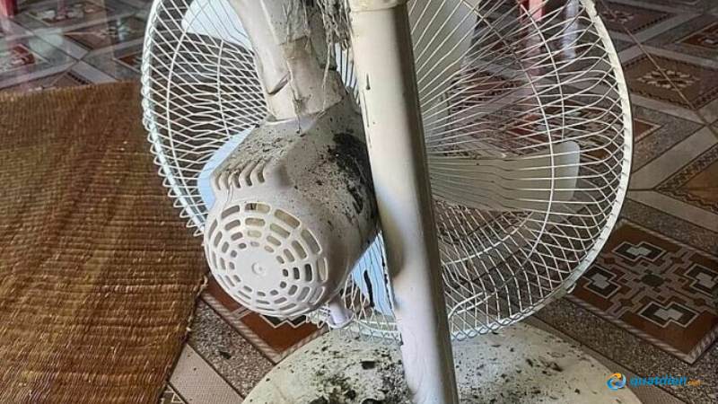 Chập vòng khiến quạt dừng sau vài giây