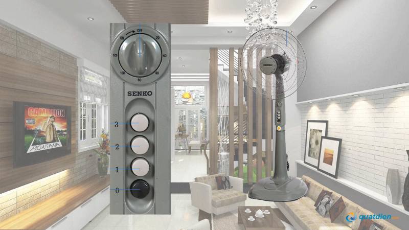 Quạt đứng Senko DH1600