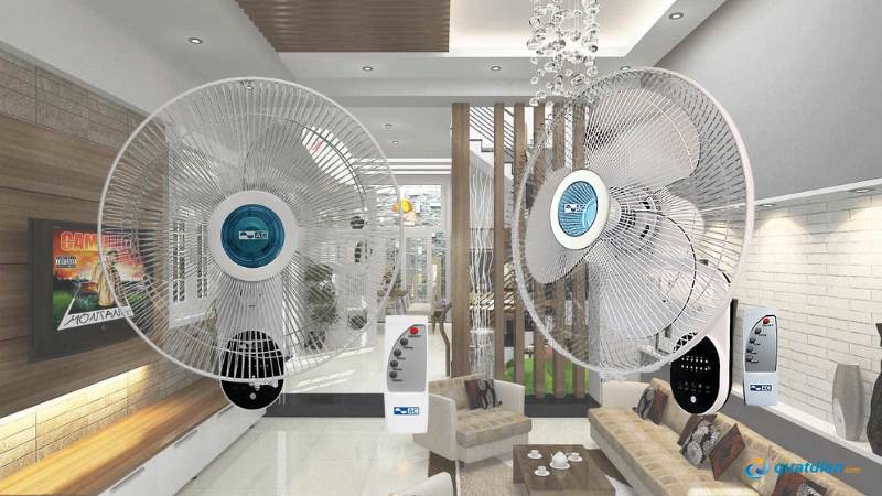Quạt treo tường AC AWF02A163 công suất 55w