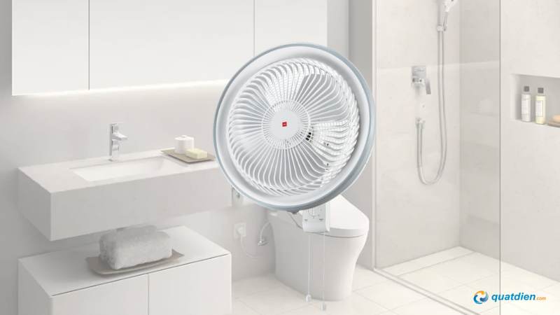 Quạt treo tường nhà vệ sinh KDK YU50X
