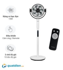 Quạt tuần hoàn Toshiba F-DSC40XVN(W) có Remote