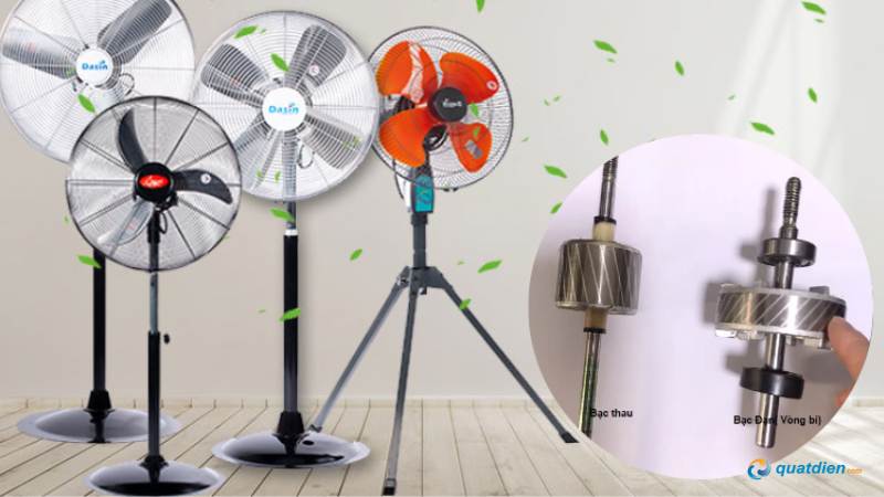 Motor bạc thau phổ biến, bạc đạn tiết kiệm điện và tăng tuổi thọ.