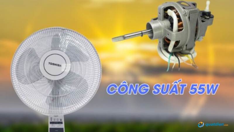 Quạt treo tường Toshiba F-WSA20(H)VN có Remote