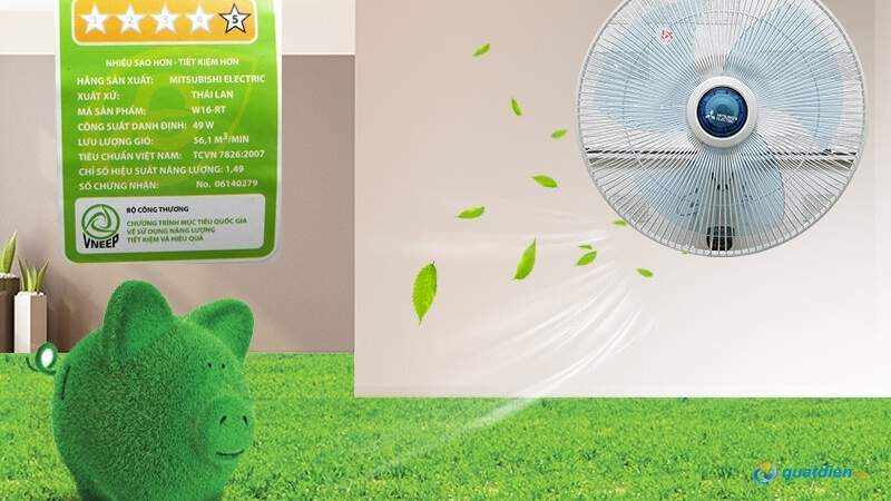 Quạt treo tường giá phù hợp, bảo hành chính hãng toàn quốc