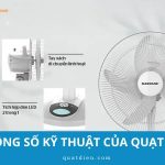 Thông số kỹ thuật của quạt điện: Hiểu nhanh trong 1 phút