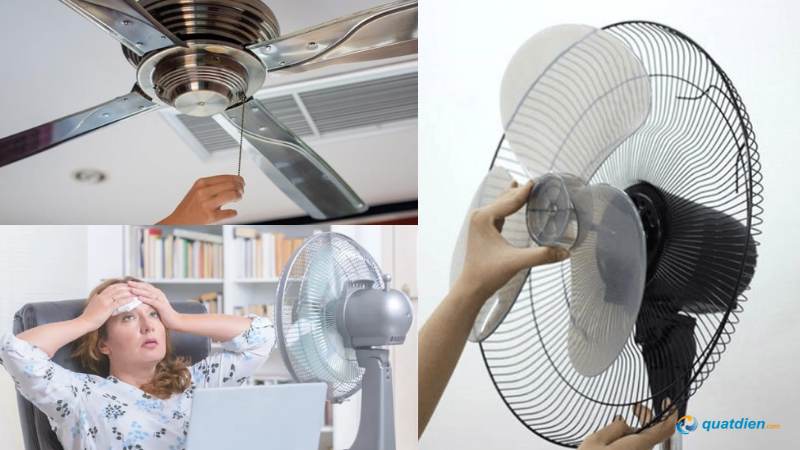 Gió thổi rất yếu dù chạy số cao