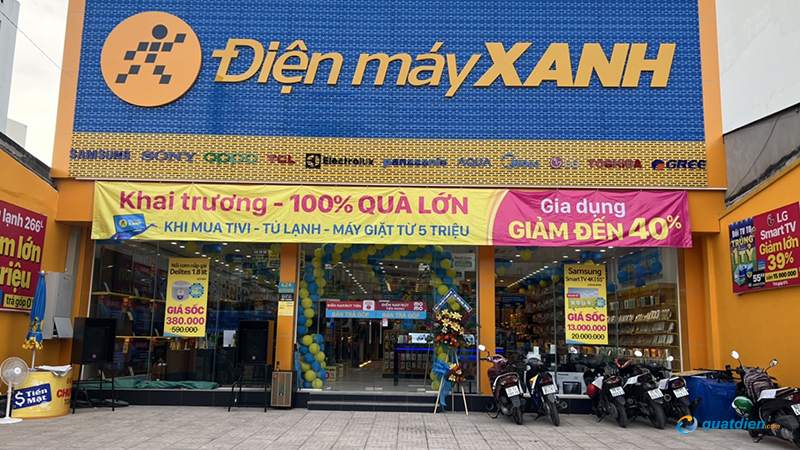 Cửa hàng quạt Asia Điện Máy Xanh cung cấp sản phẩm chất lượng cho khách hàng