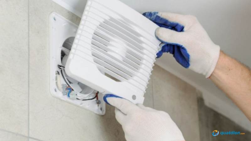 Cố định quạt giúp hạn chế rung lắc khi vận hành