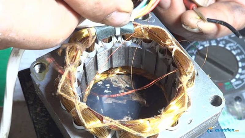 Cầu chì quạt hỏng làm quạt không lên nguồn