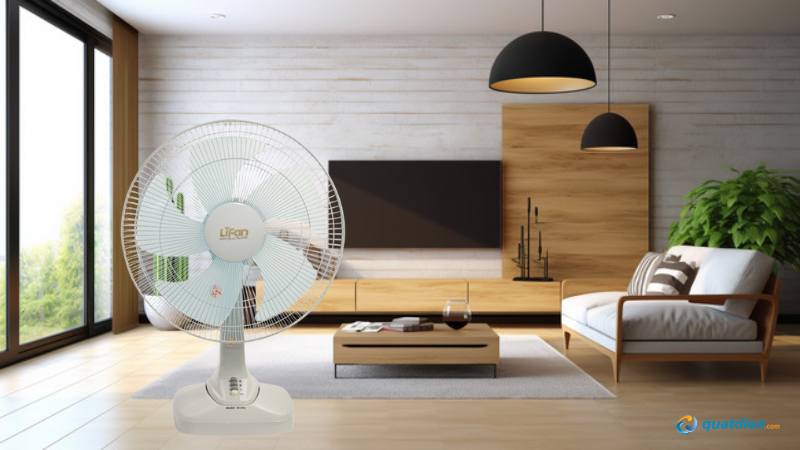 Chân đế quạt bàn Lifan B-378 vững chắc hạn chế rung lắc