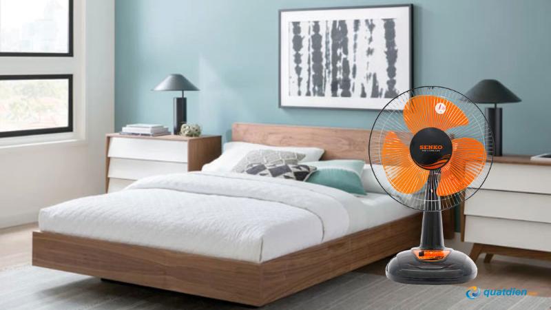 Quạt bàn Senko BX1212 sử dụng hằng ngày tiện lợi