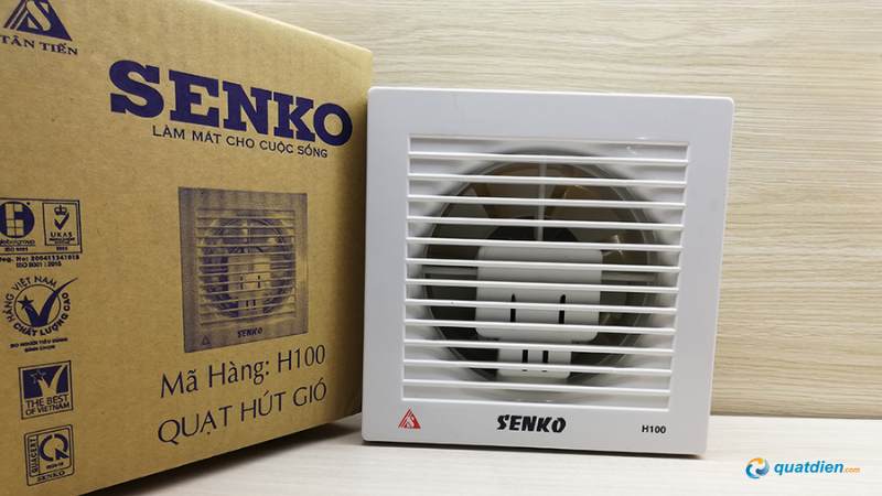 Quạt hút mùi nhà vệ sinh giá rẻ Senko H100