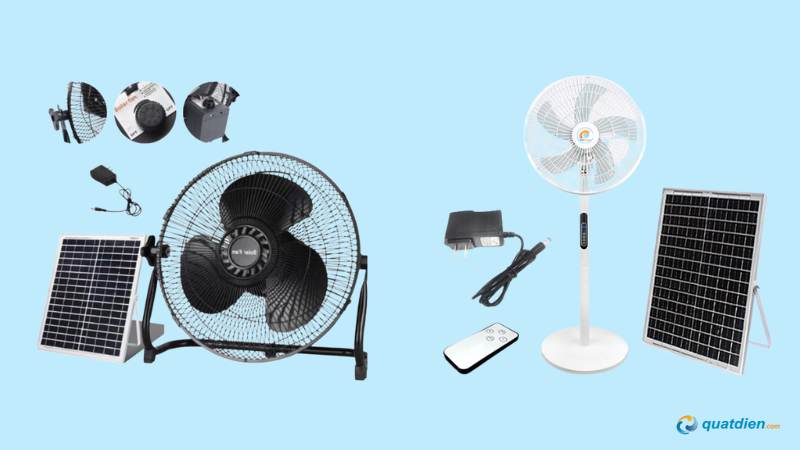 Quạt năng lượng mặt trời có nhiều loại, mỗi loại phù hợp nhu cầu khác nhau