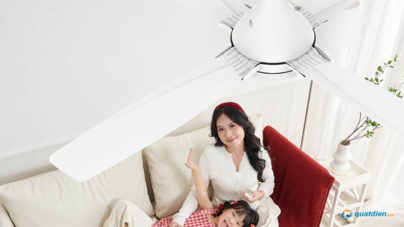 Gió êm nhẹ cho giấc ngủ tốt