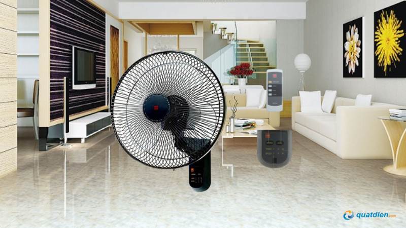 Quạt treo tường KDK M40M-BK (Đen)