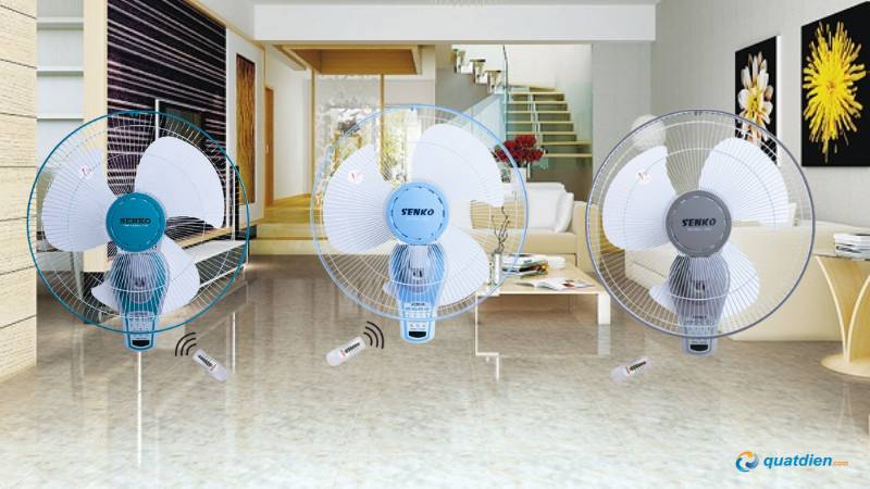 Quạt treo tường Senko có Remote TR1683 47W bền đẹp