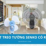 Review 6 quạt treo tường Senko có remote bền, mát, giá tốt
