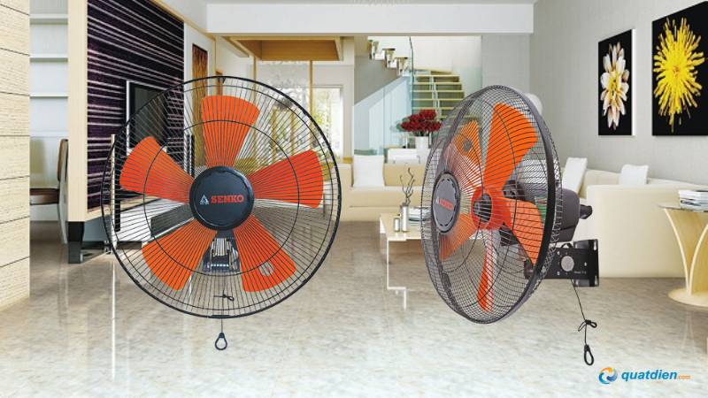 Quạt treo tường Senko T1882 chạy bền mạnh