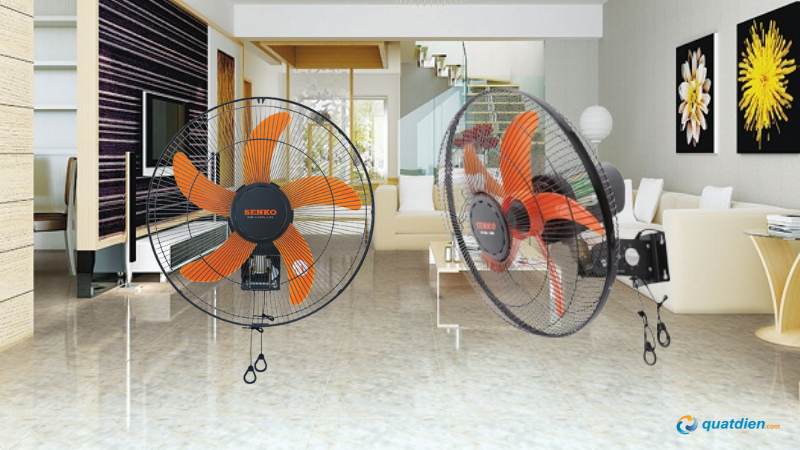 Quạt treo tường Senko TC16 gió mạnh, chạy êm