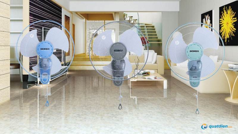 Quạt treo tường Senko T1680 chính hãng gọn nhẹ