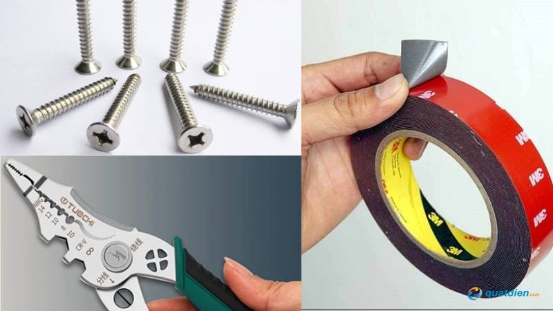 Bộ dụng cụ cần chuẩn bị trước khi đấu dây.