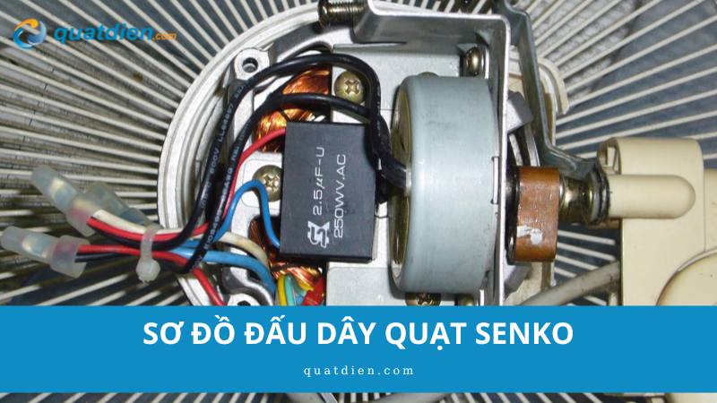 sơ đồ đấu dây quạt senko