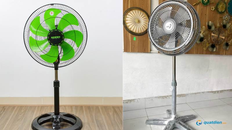 Mức giá Senko phù hợp ngân sách nhỏ, Quạt Asia có dòng cao cấp lẫn phổ thông.