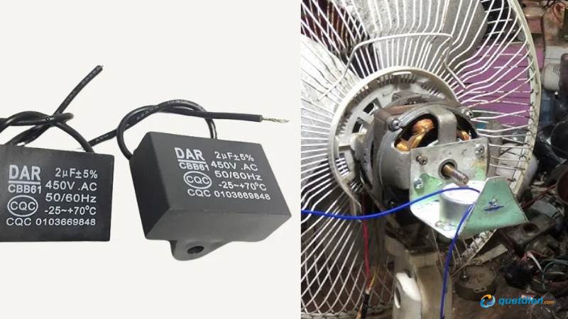 Không dùng tụ sai thông số gây nóng motor