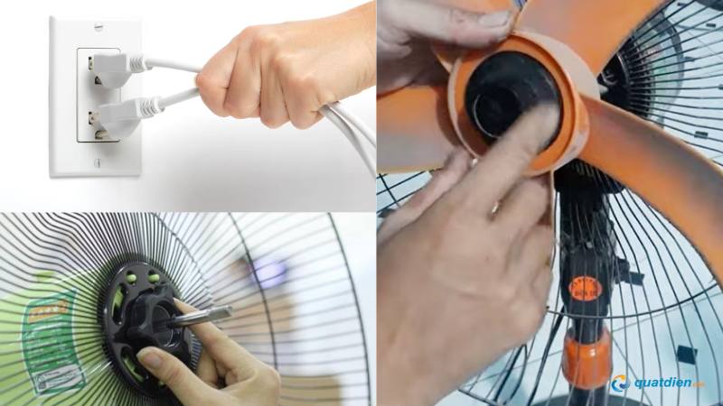 Làm sạch cánh quạt Senko tránh bị kẹt do bụi bẩn