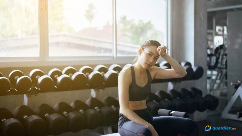 Cơ thể tăng nhiệt nhanh khi vận động