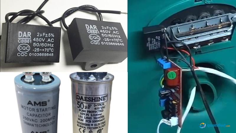 Các loại tụ điện Senko dùng cho quạt điện