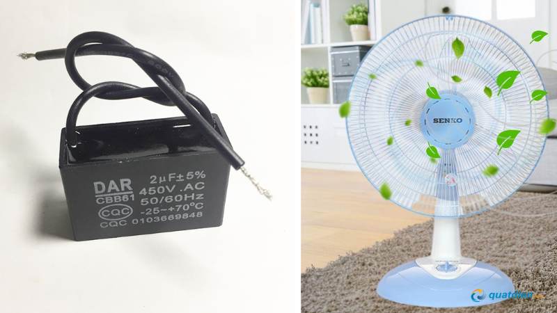 Chọn điện áp 400–450V cho tụ quạt Senko