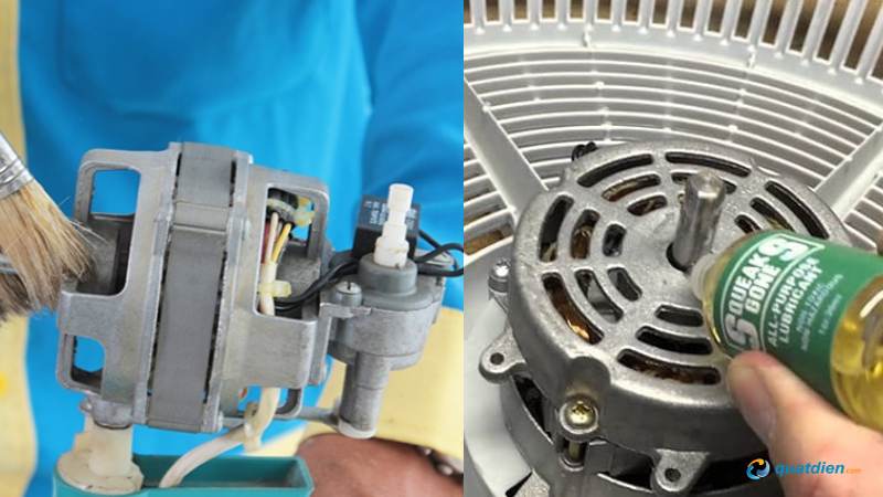 Bôi dầu máy giúp trục quay mượt mà