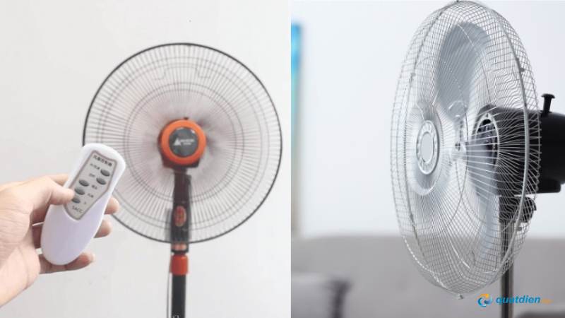 Khởi động quạt để kiểm tra vận hành