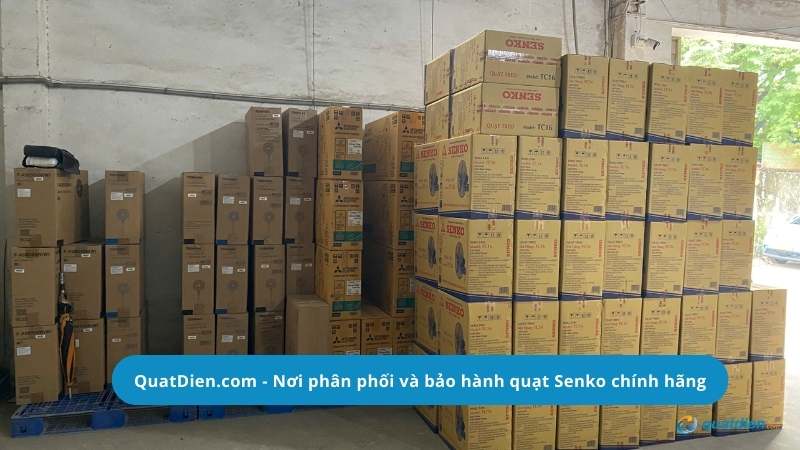 Mua quạt Senko tại QuatDien.com được bảo hành chính hãng rõ ràng