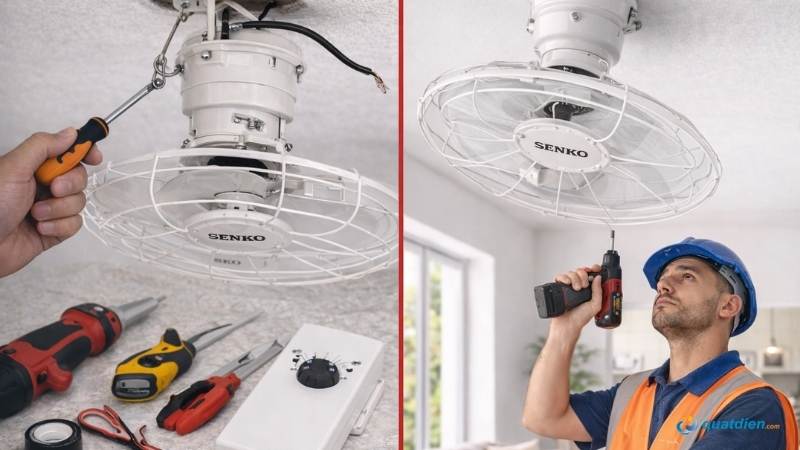 Chỉ nên tự lắp khi hiểu rõ sơ đồ đấu dây.