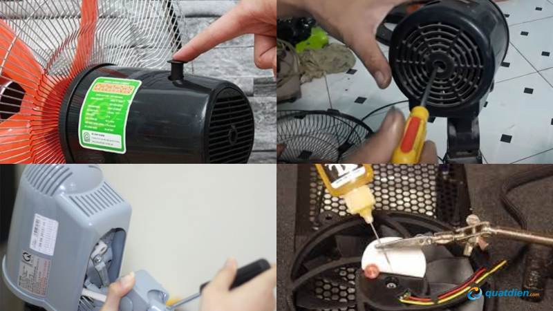 Tháo túp năng đúng cách để vệ sinh trục quạt Senko