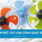 Cánh quạt Senko B3 B4: Phân biệt 3 cánh, 5 cánh, 7 cánh