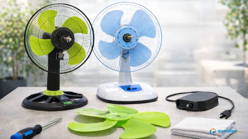 Kiểm tra dụng cụ trước khi bắt đầu thay cánh