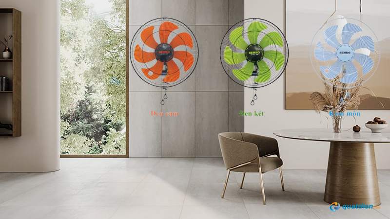 Quạt treo tường Senko 7 cánh TC1622 nhiều màu sắc