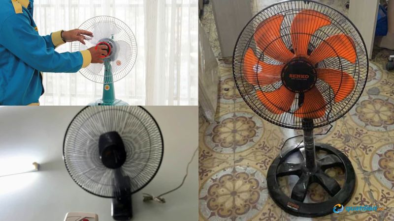 Quạt Senko cũ phù hợp người không yêu cầu cao độ bền