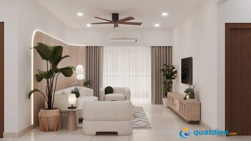 Phù hợp phòng khách, phòng ngủ và không gian rộng