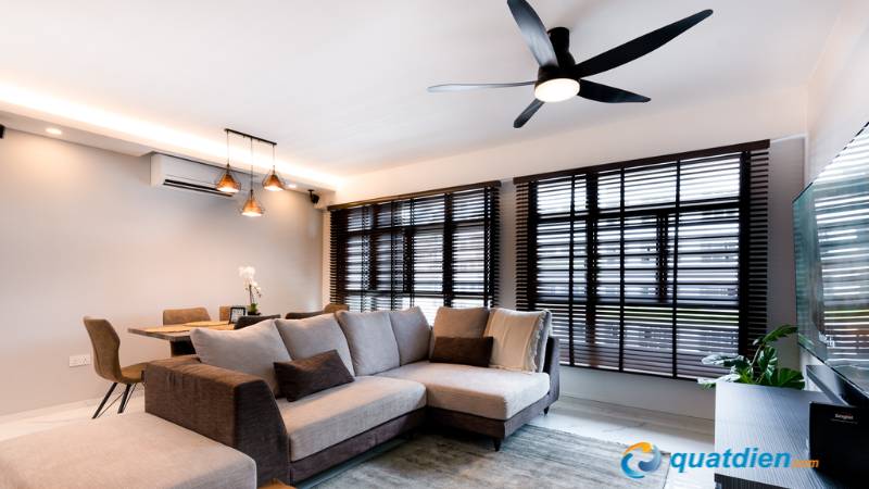 Quạt trần trang trí sang trọng, làm mát và tạo điểm nhấn