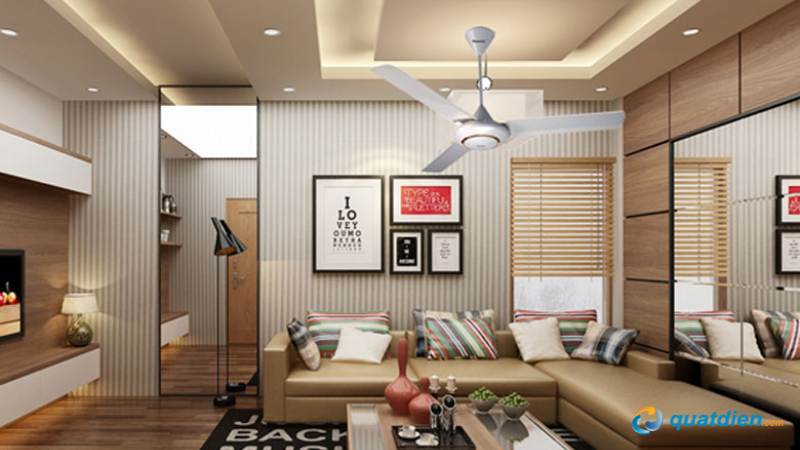 Quạt trần Panasonic 3 cánh tạo gió mạnh, phù hợp không gian rộng